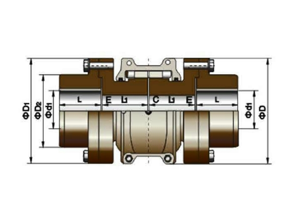 T31系列雙法蘭蛇形彈簧聯(lián)軸器