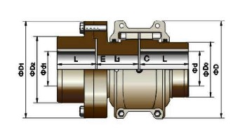 T35系列單法蘭蛇形彈簧聯(lián)軸器